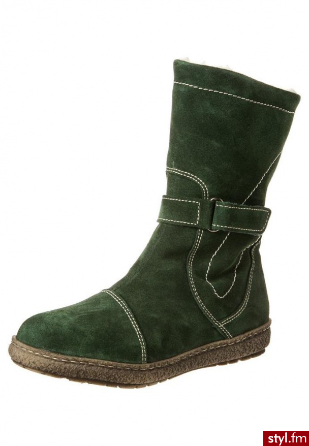 Jonnys BOTA Śniegowce zielony (7092) - Pozostałe Buty Moda