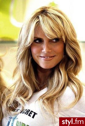 Heidi Klum - Średnie Fryzury