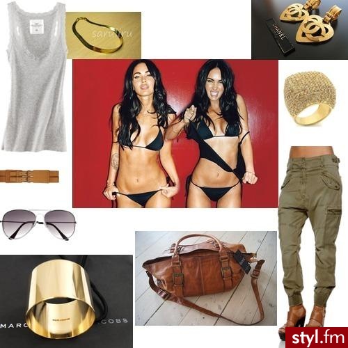 stylowa torebka. moją inspiracją była Megan Fox - Pozostałe Torebki Moda