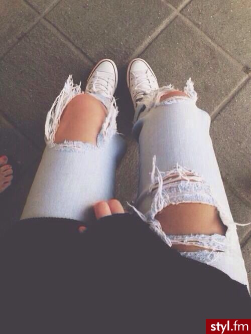 Jeansy Spodnie Moda