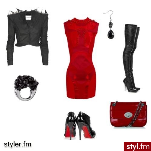 czerwień. czerń - Styler
