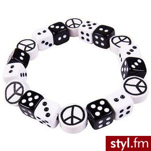 Kostki, peace <33. 83 PLN (17 GBP) - truffleshuffle.co.uk - Pozostałe Dodatki Moda