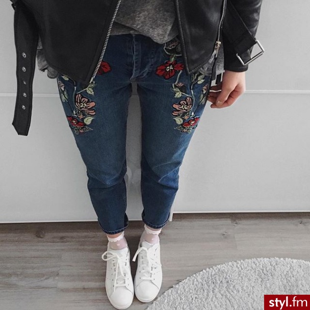 Jeansy Spodnie Moda