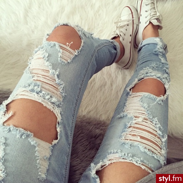 Jeansy Spodnie Moda