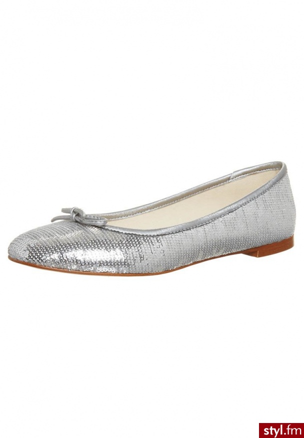 Jonny´S Vegan Lentejuelas Star Baleriny Srebrny - Balerinki Buty Moda