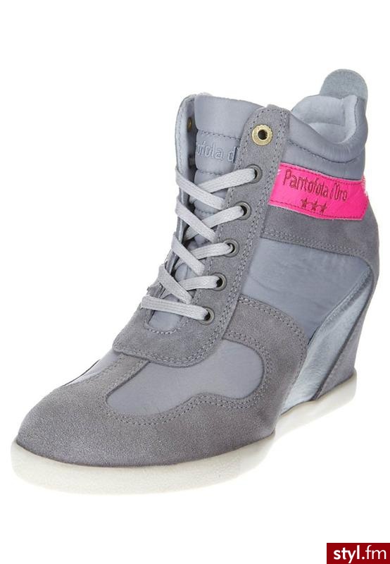 Pantofola d`Oro MACERATA Botki na koturnie szary - Botki Buty Moda