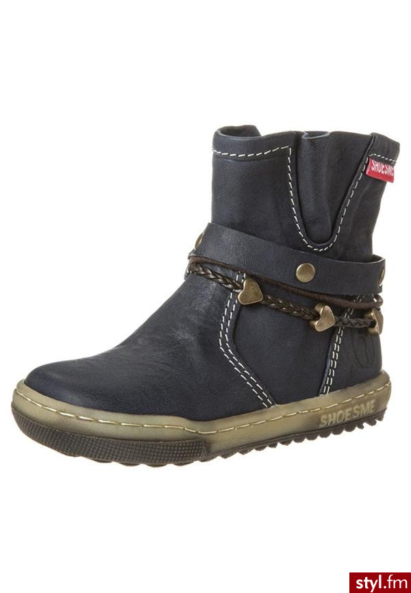 Shoesme Botki kowbojki i motocyklowe niebieski (EF3W107) - Pozostałe Buty Moda