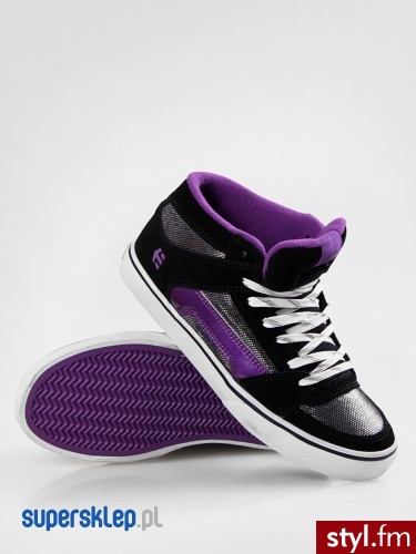 Etnies BUTY DZIECIĘCE KIDS RVM VULC (BLACKBERRY) 38 Skate Czarny - Pozostałe Buty Moda