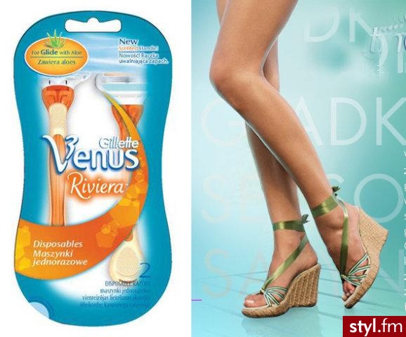 Gilette Venus Riviera. Gilette Venus Riviera Nowa Venus Riviera to jedna z najbardziej zaawansowanych jednorazowych maszynek. Dodatkowo gwarantuje wrażenia zapachowe, uwalniając pod wpływem wilgoci zapach soczystej moreli ; ) - Misz-masz