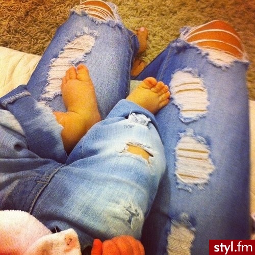 Jeansy Spodnie Moda