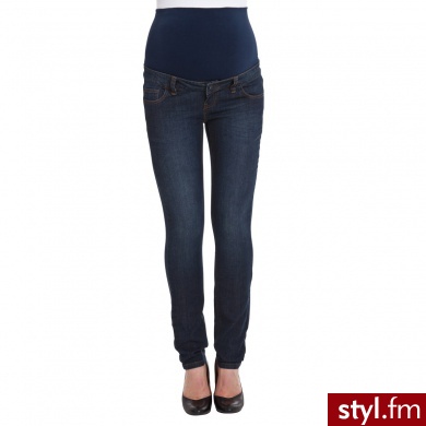 MAMA LICIOUS Spodnie jeansowe Slim BELL BIO denim L32 niebieski - Pozostałe Spodnie Moda