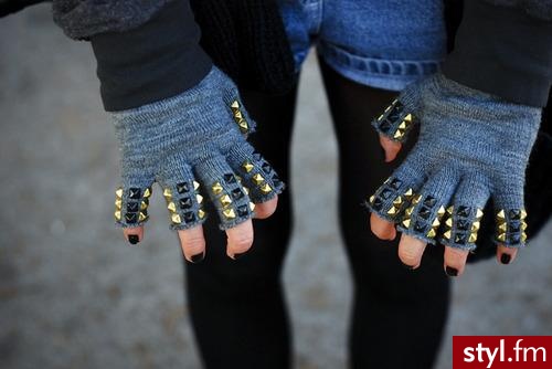 Rękawiczki Dodatki Moda