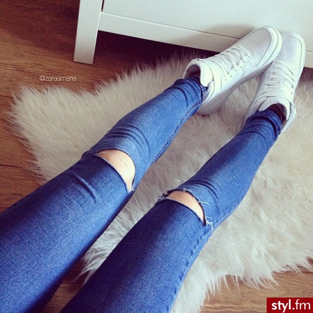 Jeansy Spodnie Moda