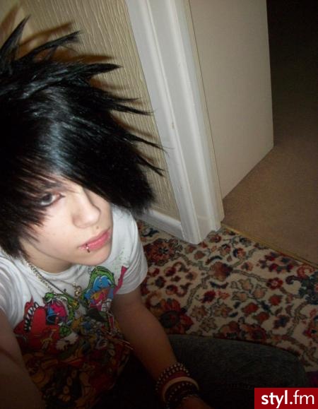EMO Alternatywne Średnie Fryzury