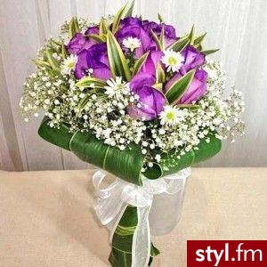 Bukiety ślubne Ślub Moda