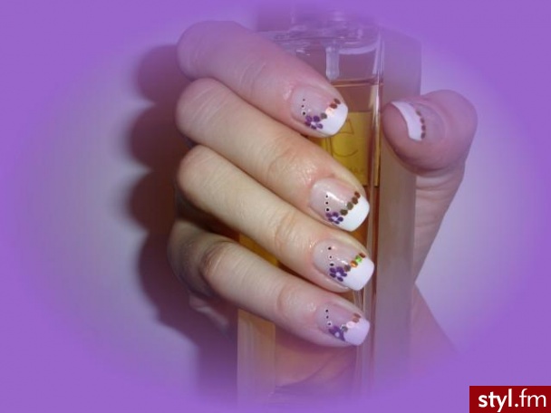 french z holo - Paznokcie
