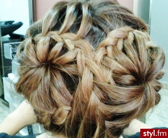 Blond Warkocze Proste Na co dzień Długie Fryzury