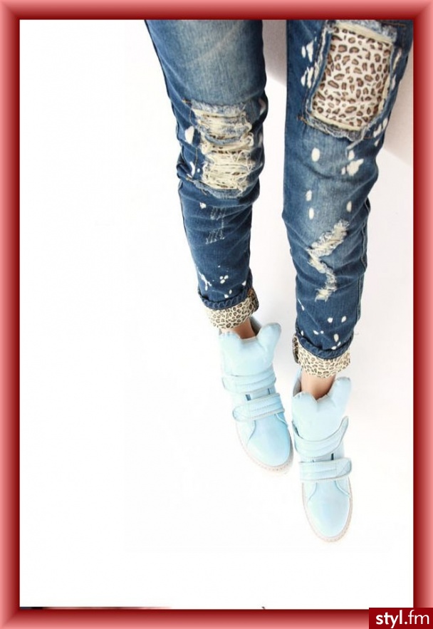Jeansy Spodnie Moda