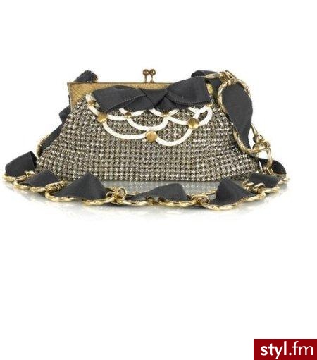 Torebka firmy One Vintage jest wyjątkowo ozdobna. Jest to prawdziwy okaz dla wielbicieli dawnej mody. Można ją kupić w internetowym sklepie NetAPorter. Kosztuje ok. 695 dolarów.  ;) - Pozostałe Torebki Moda