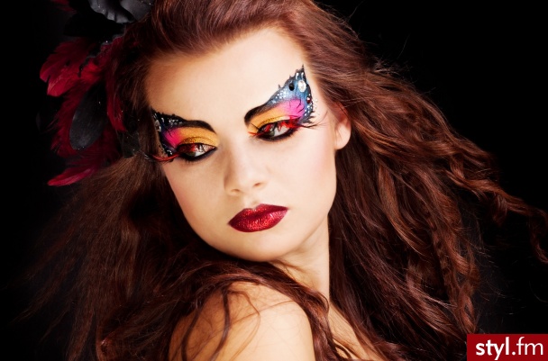 Makijaż inspirowany Butterfly of love . Zamieszczony w Magazynie Make up Trendy . Makijaż  - Artystyczne Makijaże
