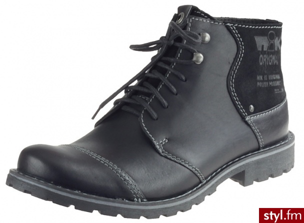 NIK Półbuty Giatoma Niccoli 02-0161 Czarny 006 - Półbuty Buty Moda