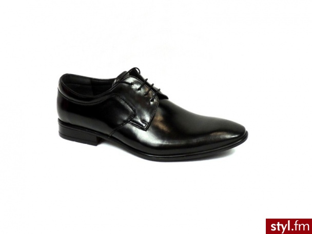 Conhpol Półbuty wizytowe 1750286M - Półbuty Buty Moda