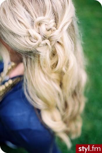 Blond Upięcie Kręcone Na co dzień Długie Fryzury