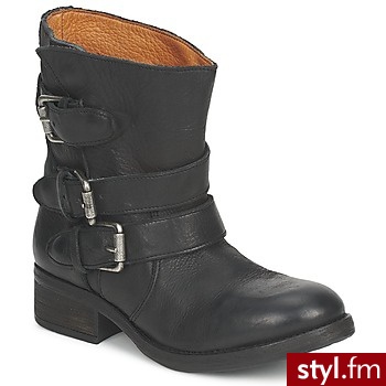 Koah Buty OWEN LEATHER BLACK CzARNY - Pozostałe Buty Moda