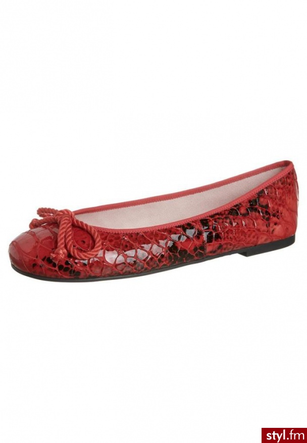 Pretty Ballerinas SAURO Baleriny czerwony (35663 Sauro) - Balerinki Buty Moda