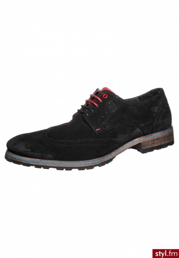 CAFeNOIR Oksfordki czarny (TT 601) - Pozostałe Buty Moda