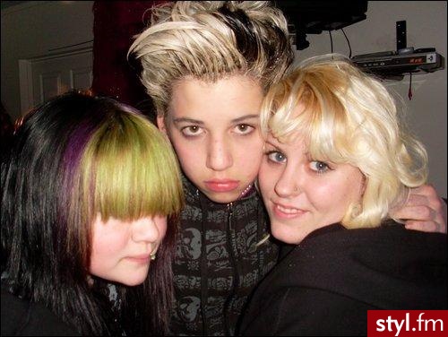 EMO Alternatywne Średnie Fryzury