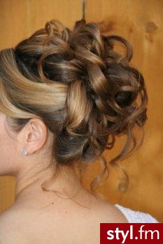 Blond Upięcie Proste Na co dzień Średnie Fryzury