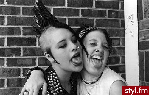 Punk Rock Alternatywne Średnie Fryzury