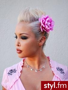 Blond Upięcie Proste Na co dzień Krótkie Fryzury