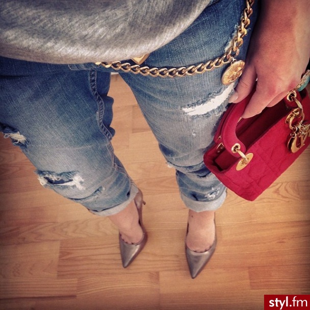 Jeansy Spodnie Moda