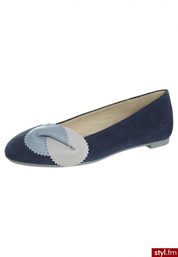 Fratelli Rossetti Baleriny niebieski - Balerinki Buty Moda