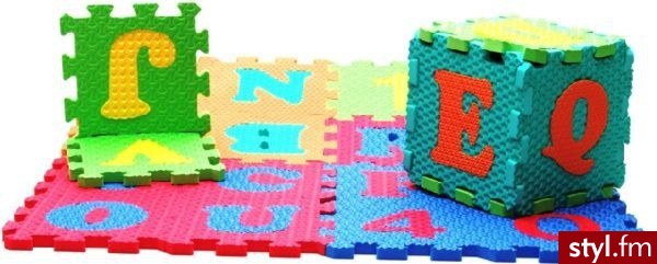 Anek Mata Puzzle Piankowe Literki I Cyferki - Dziecko