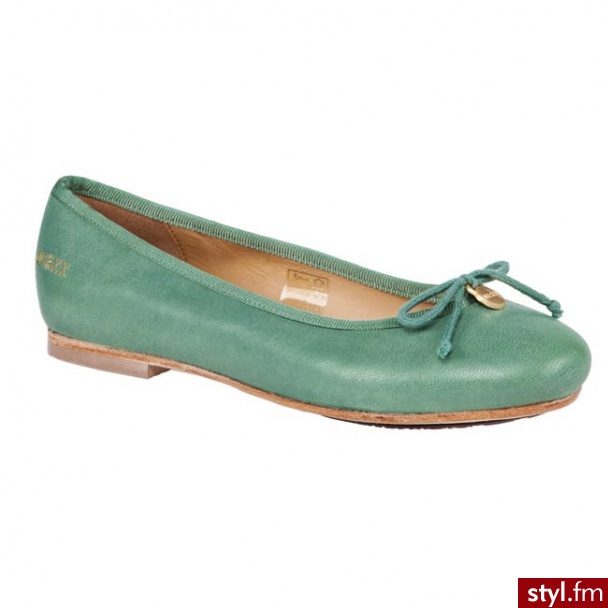 MEXX Baleriny Bali 2 F7AWA009 344 zielony (344) - Balerinki Buty Moda