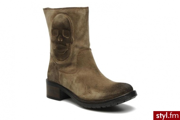 Myma PÓŁBUTY I BOTKI BANI BY MYMA (Brązowy) - Botki Buty Moda