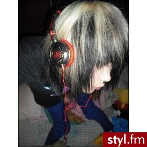 EMO Alternatywne Średnie Fryzury
