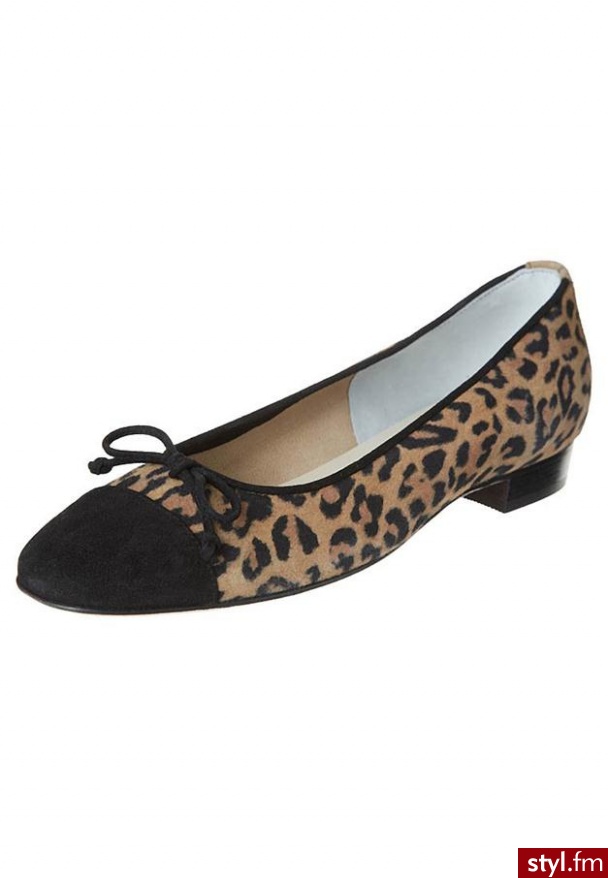 Gabriele STEFY Baleriny brązowy - Balerinki Buty Moda
