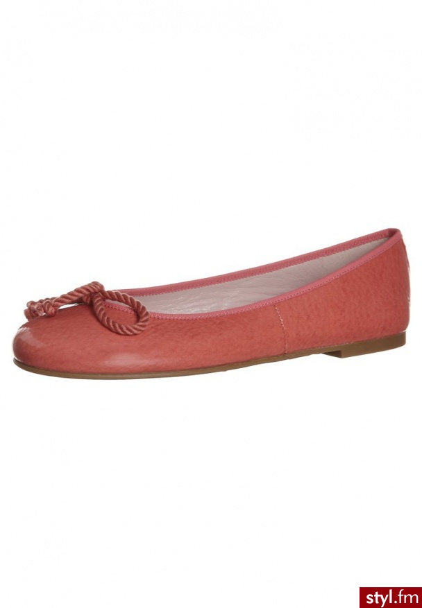 Pretty Ballerinas KLEE Baleriny pomarańczowy - Balerinki Buty Moda
