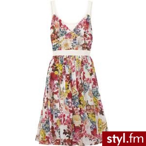 D&G Floral-print stretch-cotton dress - Polyvore. Pobrano ze strony: http://www.polyvore.com/floral-print_stretch-cotton_dress/thing?id=29820412 - Misz-masz