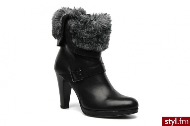 Elizabeth Stuart PÓŁBUTY I BOTKI SENSA BY ELIZABETH STUART (Czarny) - Botki Buty Moda