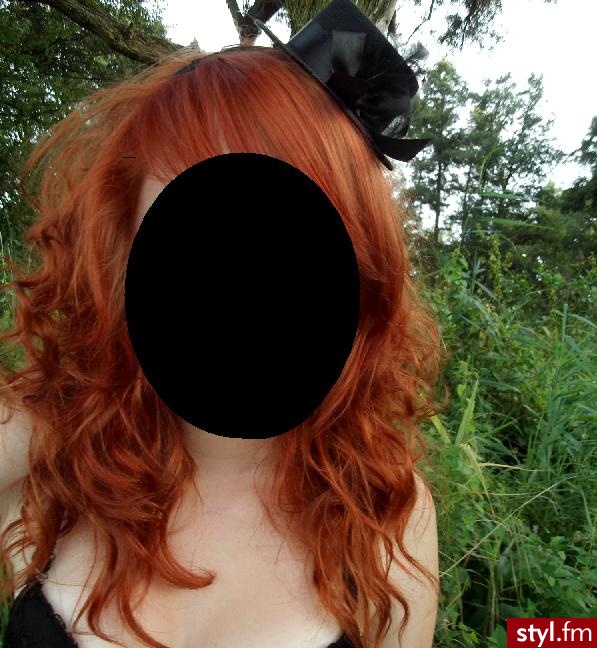 czerwień - Kolorowe Rozpuszczone Kręcone Na co dzień Długie Fryzury