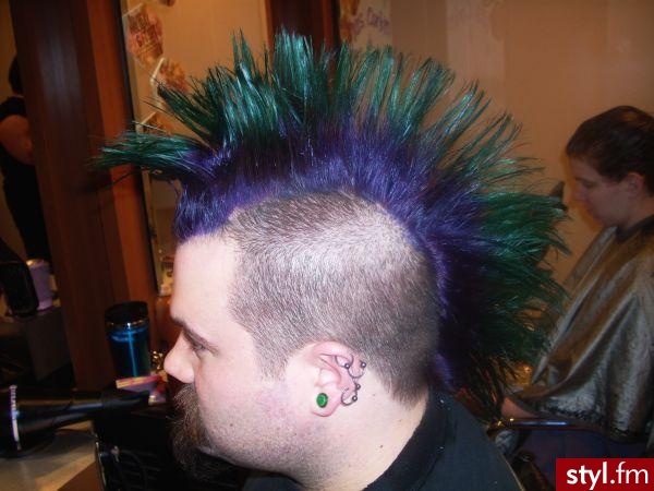 Punk Rock Alternatywne Średnie Fryzury