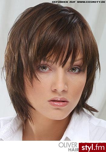 Średnie Fryzury