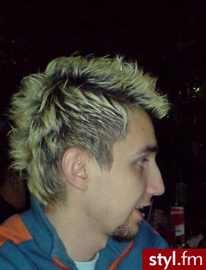 a to irokez mojego kumpla o :) - Punk Rock Alternatywne Średnie Fryzury