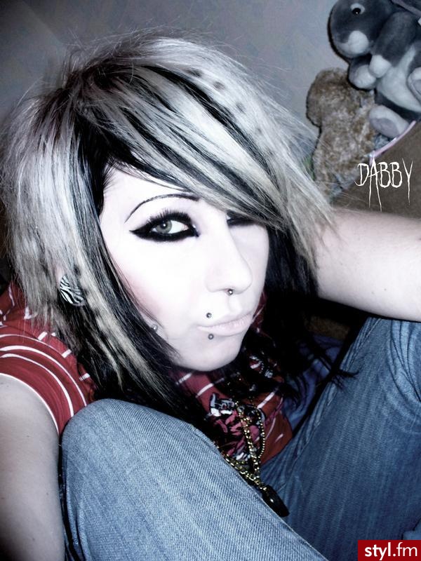 Dabby. ^^, - EMO Alternatywne Średnie Fryzury