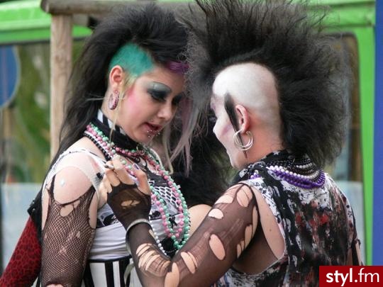 Punk Rock Alternatywne Średnie Fryzury